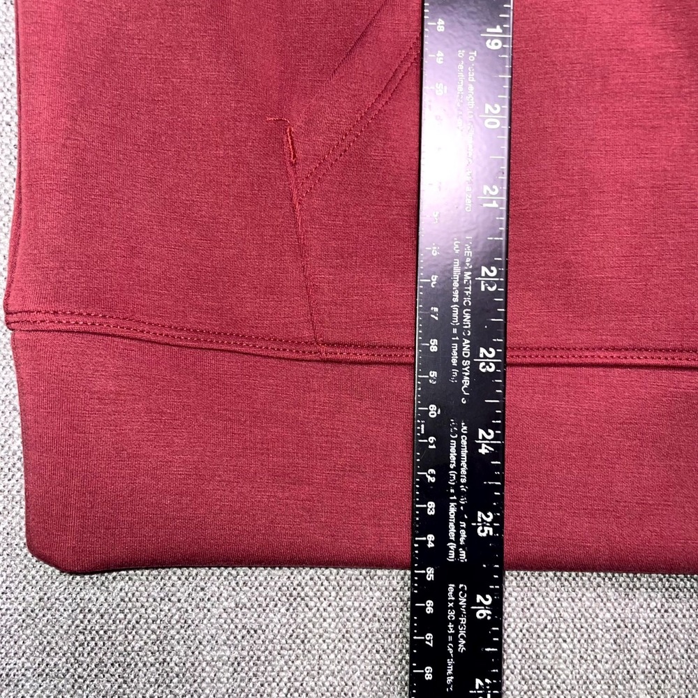 All in Motion Airy Sleek Sweatshirt Women's XS Maroon Stretch Comfort Half Zip - Picture 8 of 11